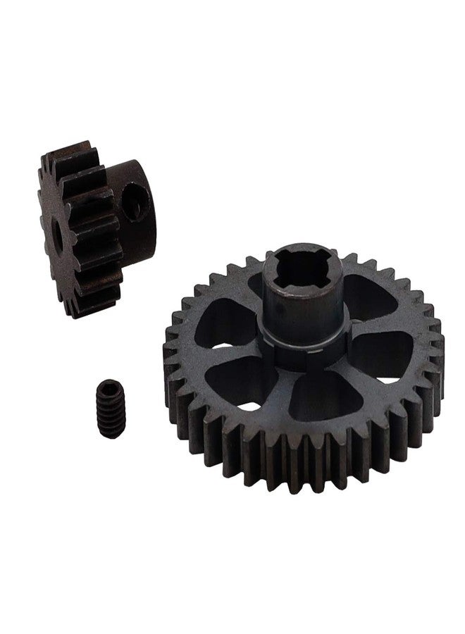 Treehobby Metal Diff Main Gear 38T & Motor Pinion Gear 17T for RC 1/18 WLtoys A949 A959 A969 A979 K929 RC Car Buggy Upgrade Parts - Image 4
